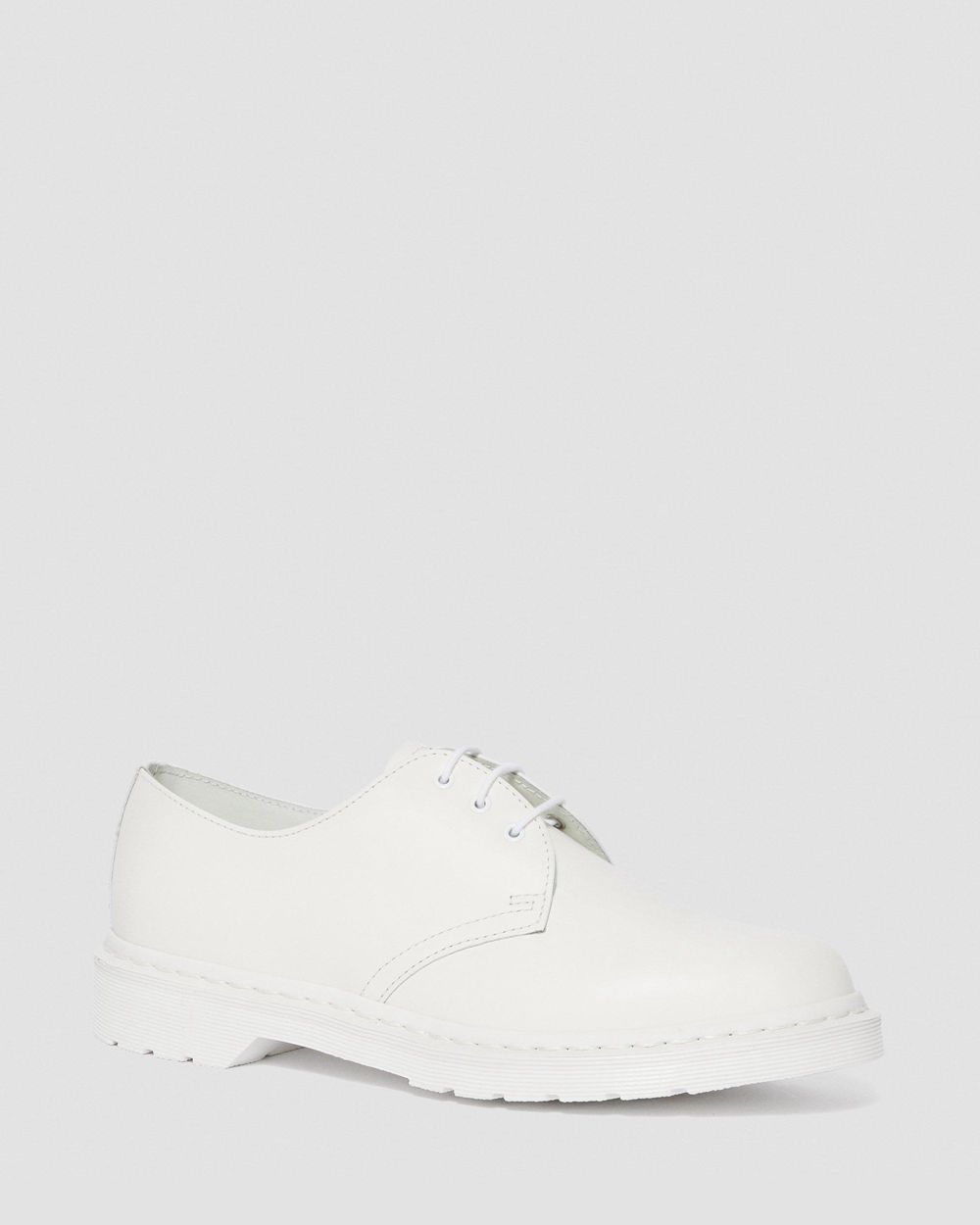 Dr Martens 1461 Mono Smooth Kožené Oxford Topánky Damske ( Biele ) SK 807-TYVEPW